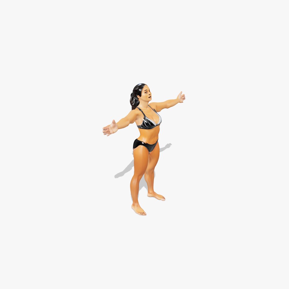 Athletic Female Figure model pack